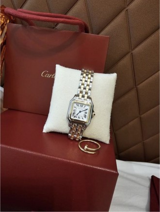 Жіночий годинник Cartier Panthère de Cartier rose gold наручний кварцовий. Бобринець. фото 1