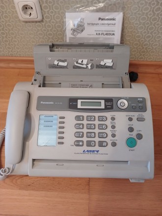 Факс Panasonic KX-FL403UA, б/у. Киев. фото 1 Факс Panasonic KX-FL403UA, б/у. Киев. фото 1