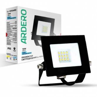 Світлодіодний прожектор Ardero LL-1010ARD 10W 800Lm 6500K. Київ. фото 1 Світлодіодний прожектор Ardero LL-1010ARD 10W 800Lm 6500K. Київ. фото 1