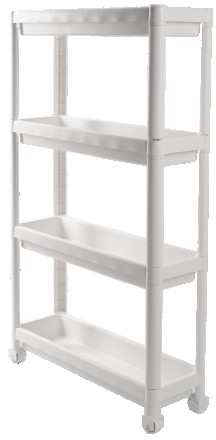 Этажерка 4-х ярусная Violet House 6014 Long Shelf WHITE 54х18х91 см. Киев. фото 1 Этажерка 4-х ярусная Violet House 6014 Long Shelf WHITE 54х18х91 см. Киев. фото 1