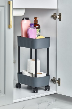 Этажерка 2-х ярусная Violet House 6021 Honeycomb GREY 17х27х43 см. Киев. фото 1 Этажерка 2-х ярусная Violet House 6021 Honeycomb GREY 17х27х43 см. Киев. фото 1