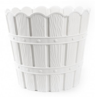 Горщик для квітів Violet House 1052 BAMBOO WHITE 0.6 л. Київ. фото 1