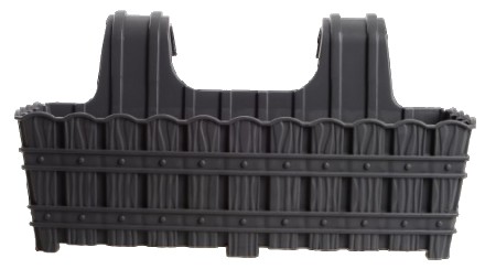 Горщик для квітів Violet House 1061 BAMBOO Antracite. Київ. фото 1