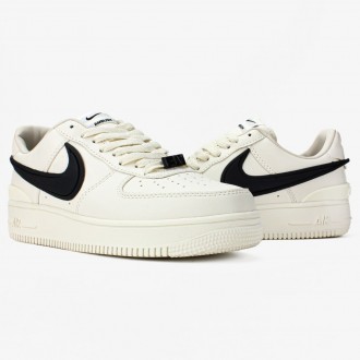 Кросівки демісезонні Nike Air Force матеріал шкіра колір бежевий, чорний. Киев. фото 1 Кросівки демісезонні Nike Air Force матеріал шкіра колір бежевий, чорний. Киев. фото 1