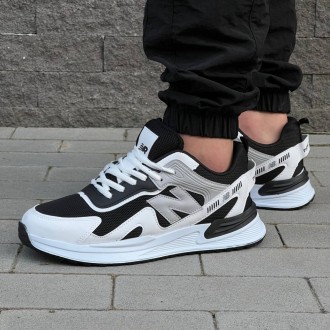 Кросівки New Balance матеріал текстиль/замш колір чорний, білий. Киев. фото 1 Кросівки New Balance матеріал текстиль/замш колір чорний, білий. Киев. фото 1