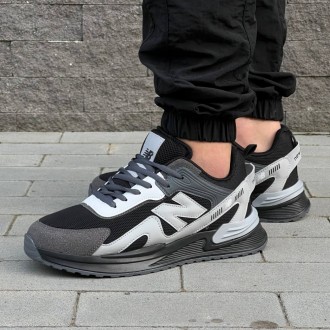 Кросівки New Balance матеріал текстиль/замш колір сірий,чорний, білий. Киев. фото 1 Кросівки New Balance матеріал текстиль/замш колір сірий,чорний, білий. Киев. фото 1