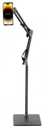 Универсальная подставка для телефона/планшета XO C137 Black. Киев. фото 1