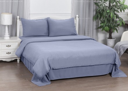 Комплект постільної білизни Soho Двоспальний 180х220 см DK Grey. Київ. фото 1 Комплект постільної білизни Soho Двоспальний 180х220 см DK Grey. Київ. фото 1