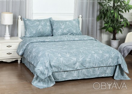 Комплект постільної білизни Soho Двоспальний 180х220 см Flora Green