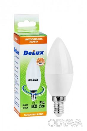 Лампа светодиодная DELUX BL37B 5W 4100K Е14