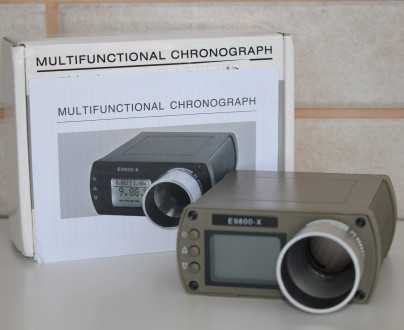 Хронограф балістичний для пневматики та страйкболу Airsoft E9800-Х Coyote. Львов. фото 1