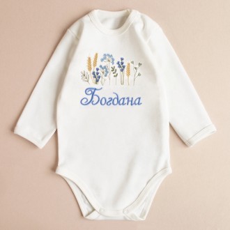 Дитячий боді з іменем дитини Розмай 80. Львів. фото 1