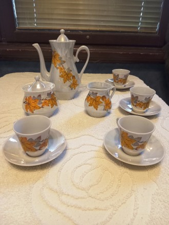 Кофейный сервиз фарфор кавовий сервіз порцеляна Україна на 4 особи. Киев. фото 1