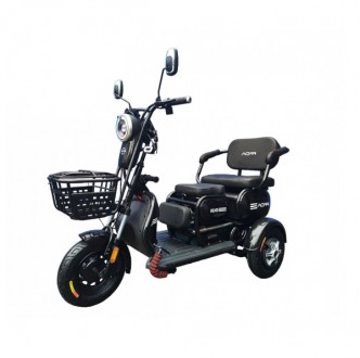 Електроскутер Триколісний Трицикл i-Bike Fashion (600W, 60V, 20Ah) Чорний, Черв. Киев. фото 1 Електроскутер Триколісний Трицикл i-Bike Fashion (600W, 60V, 20Ah) Чорний, Черв. Киев. фото 1