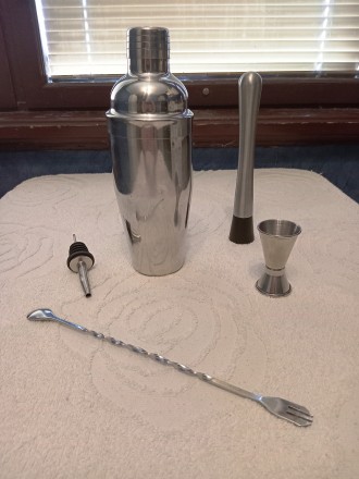 Барний набір з 5 предметів для коктейлів. Киев. фото 1