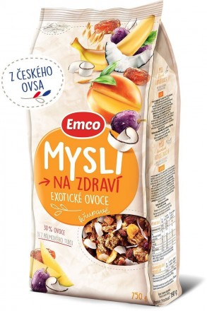 Мюслі Emco Mysli Na zdravi Exotické Ovoce Емко вівсяні Пластівці суміш Злаків та. Ужгород. фото 1 Мюслі Emco Mysli Na zdravi Exotické Ovoce Емко вівсяні Пластівці суміш Злаків та. Ужгород. фото 1