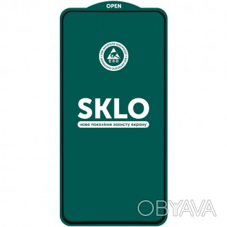 Защитное стекло SKLO 5D (тех.пак) для Xiaomi Redmi Note 14 4G/5G / Poco M7 Pro 5