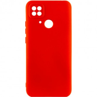Чехол Silicone Cover Lakshmi Full Camera (A) для Xiaomi Poco C40 Красный / Red. Одесса. фото 1