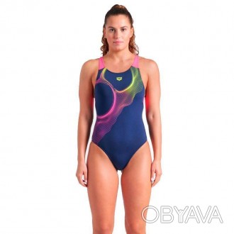 Купальник для женщин Arena RIPPLES SWIMSUIT V BACK B синий Жен 46 009021-780 46