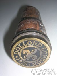Подзорная труба Dollond London в кожаном футляре. Новая 
Сделана под старину из. . фото 9