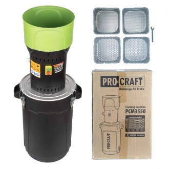 Зернодробилка бытовая (1000 Вт, 250 кг/ч) Procraft PCM-3550 крупорушка, измельчи. Киев. фото 1 Зернодробилка бытовая (1000 Вт, 250 кг/ч) Procraft PCM-3550 крупорушка, измельчи. Киев. фото 1