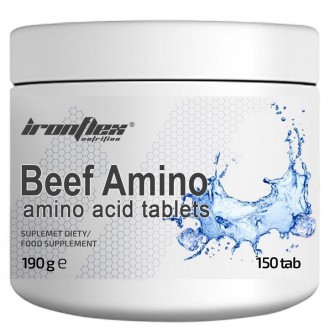 Говяжьи аминокислоты IronFlex Beef Amino 150 tab. Киев. фото 1 Говяжьи аминокислоты IronFlex Beef Amino 150 tab. Киев. фото 1