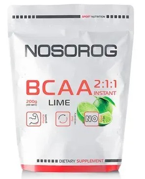 Аминокислота BСАА NOSOROG BCAA 2:1:1 Instant 200 г лайм. Киев. фото 1 Аминокислота BСАА NOSOROG BCAA 2:1:1 Instant 200 г лайм. Киев. фото 1