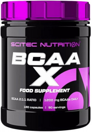 BCAA Scitec Nutrition BCAA X 180 caps. Киев. фото 1 BCAA Scitec Nutrition BCAA X 180 caps. Киев. фото 1