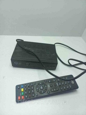 Супутникове телебачення ТБ-ресивер DVB-T2 Б/У Q-sat Q-45 HD. Київ. фото 1 Супутникове телебачення ТБ-ресивер DVB-T2 Б/У Q-sat Q-45 HD. Київ. фото 1