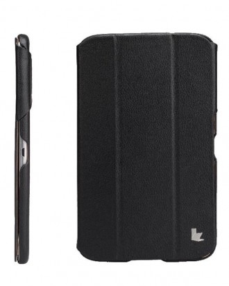 Чехол-книжка ультратонкий кожаный Jisoncase для Samsung Galaxy Tab 3 8", черный. Днепр. фото 1 Чехол-книжка ультратонкий кожаный Jisoncase для Samsung Galaxy Tab 3 8", черный. Днепр. фото 1