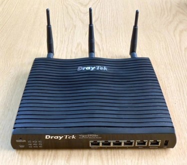 Wi-Fi роутер маршрутизатор DrayTek Vigor 2920n, б/у, полностью рабочий. Днепр. фото 1 Wi-Fi роутер маршрутизатор DrayTek Vigor 2920n, б/у, полностью рабочий. Днепр. фото 1