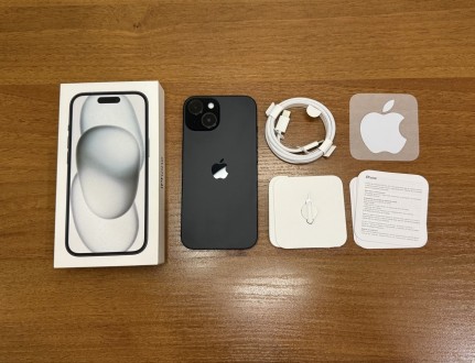 Смартфон Apple iPhone 15 128Gb Black (SIM + eSIM). Запорожье. фото 1 Смартфон Apple iPhone 15 128Gb Black (SIM + eSIM). Запорожье. фото 1