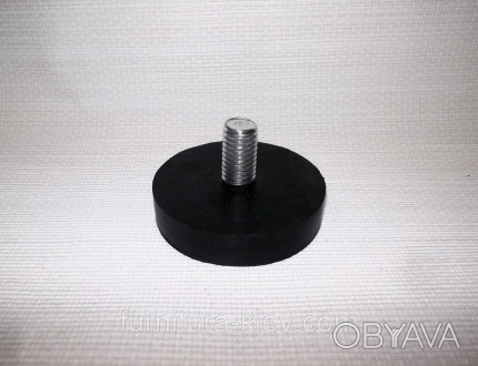 Ножка мебельная резиновая М10 х 18мм х 50мм
