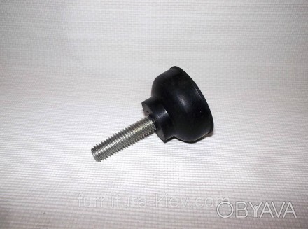 Ножка мебельная резиновая М8 х 30мм х 35мм