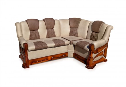 М"який куток Каприз 175*130 (Beige+Brown) горіх. Львів. фото 1 М"який куток Каприз 175*130 (Beige+Brown) горіх. Львів. фото 1