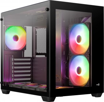 Корпус AeroCool Dryft-G-BK-v2 (ACCM-ES01163.11) Black без БЖ. Харків. фото 1 Корпус AeroCool Dryft-G-BK-v2 (ACCM-ES01163.11) Black без БЖ. Харків. фото 1