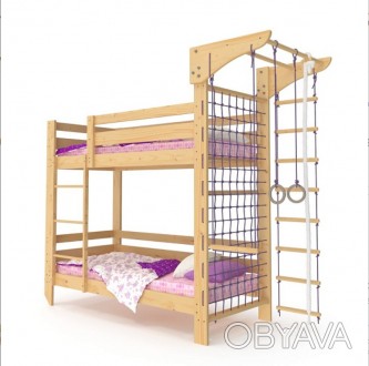 Двухъярусная спортивная детская кровать (babyson 8) 80x190см