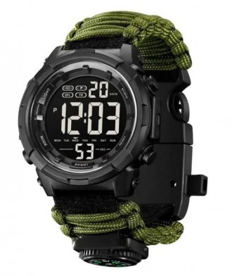Мужские Часы тактические Skmei Navi Paracord. Киев. фото 1 Мужские Часы тактические Skmei Navi Paracord. Киев. фото 1