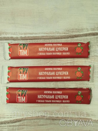 Пастила натуральные конфеты без сахара ФруТим "Яблоко+Клубника" 20 грамм