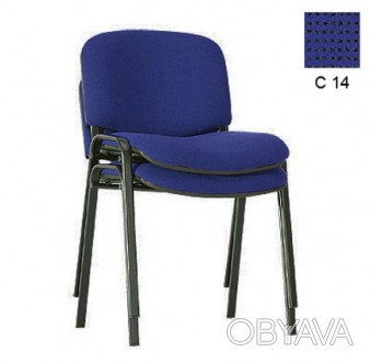 Стул офисный ISO black С-14 (темно-синий)