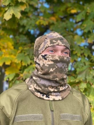 Балаклава флісова зимова піксель. Розмір – універсальний. Київ. фото 1 Балаклава флісова зимова піксель. Розмір – універсальний. Київ. фото 1