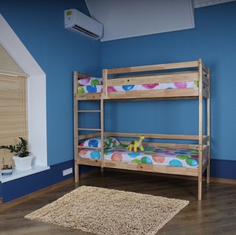 Двухъярусная кровать детская babyson 3 лаковая 80x190см. Киев. фото 1 Двухъярусная кровать детская babyson 3 лаковая 80x190см. Киев. фото 1