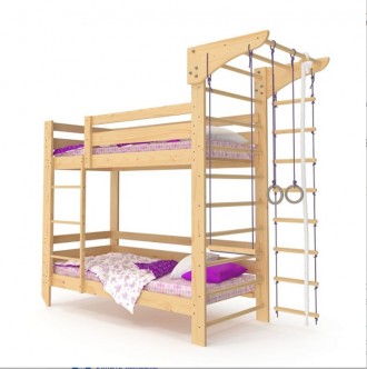 Двухъярусная спортивная детская кровать (babyson 9) 80x190см. Киев. фото 1 Двухъярусная спортивная детская кровать (babyson 9) 80x190см. Киев. фото 1