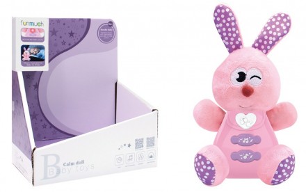 Іграшка музична Funmuch Кролик зі світловими ефектами. Київ. фото 1
