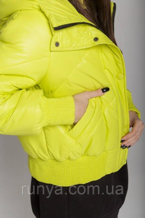 Стильная демисезонная детская куртка для девочки. Куртка для девочек на осенне-в. . фото 3