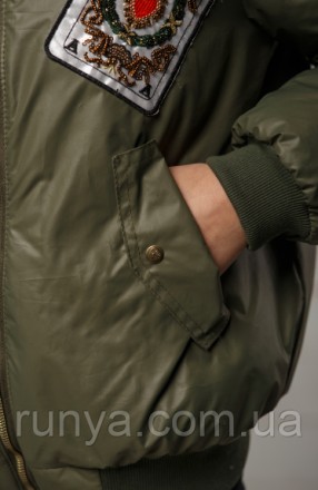 Курточка-рюкзак для девочки «Белла» с пайетками от ТМ MANIFIK. Куртка согреет Ва. . фото 9