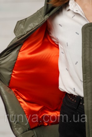 Курточка-рюкзак для девочки «Белла» с пайетками от ТМ MANIFIK. Куртка согреет Ва. . фото 8