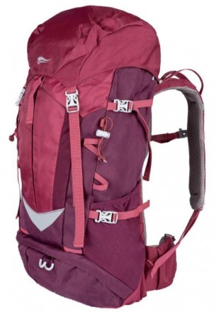 Туристичний трекінговий рюкзак 40L Crivit бордовий. Шостка. фото 1