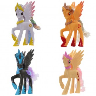 Набор игрушек 4в1 Мой Маленький Пони Принцессы: Лунная Пони, Селестия, Флаттерша. Киев. фото 1