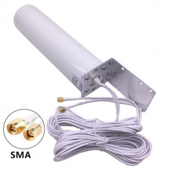 WiFi-антена для роутера BOOBRIE 4G 698–2700 / 3300–3800 МГц 5G LTE, зовнішня WiF. Кропивницький. фото 1 WiFi-антена для роутера BOOBRIE 4G 698–2700 / 3300–3800 МГц 5G LTE, зовнішня WiF. Кропивницький. фото 1